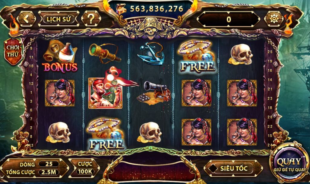 Hướng dẫn chi tiết cách chơi Nổ Hũ Pirate King tại AW8